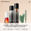 Ultimate 30-Day Age-Defying Glow-Up Bundle lifting and firming set visibly resculpts facial contours and targets dullness, sagging, loss of firmness, wrinkles and fine lines restoring tighter-looking skin and a naturally luminous glow Korean Skincare