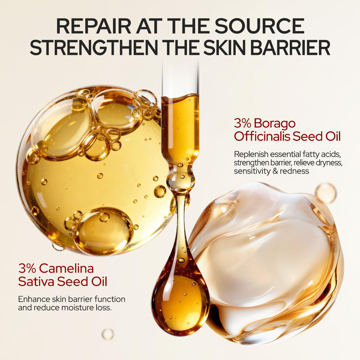 Chasteland-Deep Hydration Facial Serum Oil — anti-wrinkle, smooth fine lines, brightens and nourishes for repair; vampire serum face oil, unisex, firming campingessentials Korean skincare