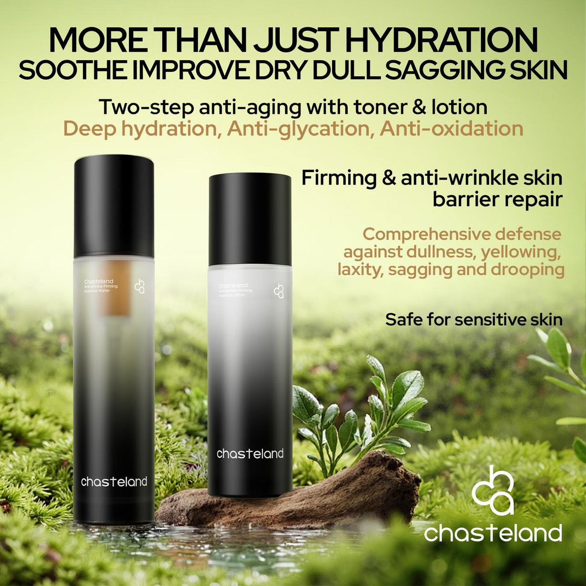 Essential Age-Defying Renewal Bundle Targets visible signs of skin glycation,sagging,dullness,dark circles,discoloration around the mouth,cheek pigmentation and melasma.15days Restores skin resilience,firmness,youthful elasticity.Lotion,Korean Skincare