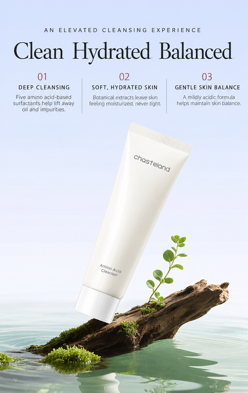 Amino Acid Gentle Facial Cleanser (Duo Set) 5-Fold Amino Acid & Glycolipid Complex