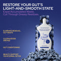 Prebiotic + Postbiotic Liquid Gut Detox – 13 Fruit & Veggie Fibers, No Laxatives, Blueberry Sachets for Debloating & Digestive Balance