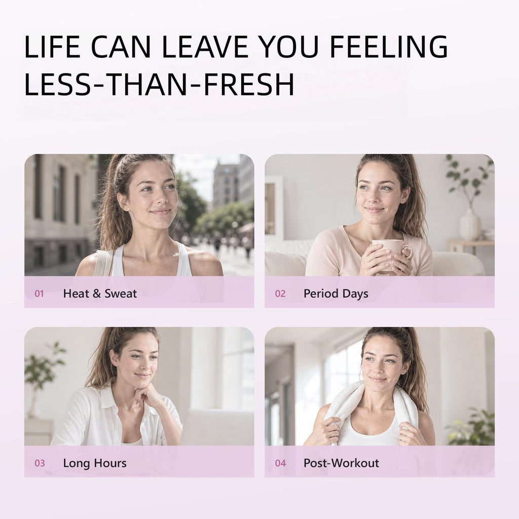 MORUCHU Intimate Cleansing Mousse for Women, Gentle Foaming Feminine Wash, Plant‑Derived Formula, Daily External Intimate Care, 80ml